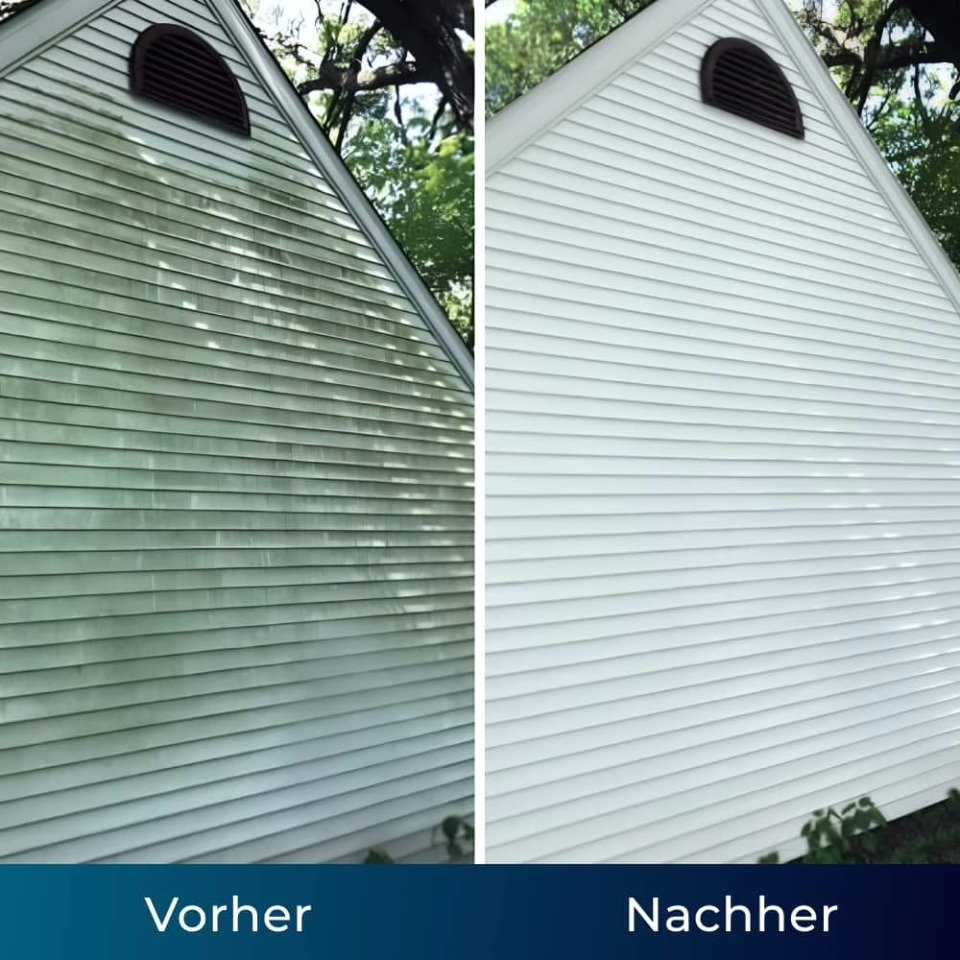 Vorher-Nachher Vergleich einer Terrassenfläche